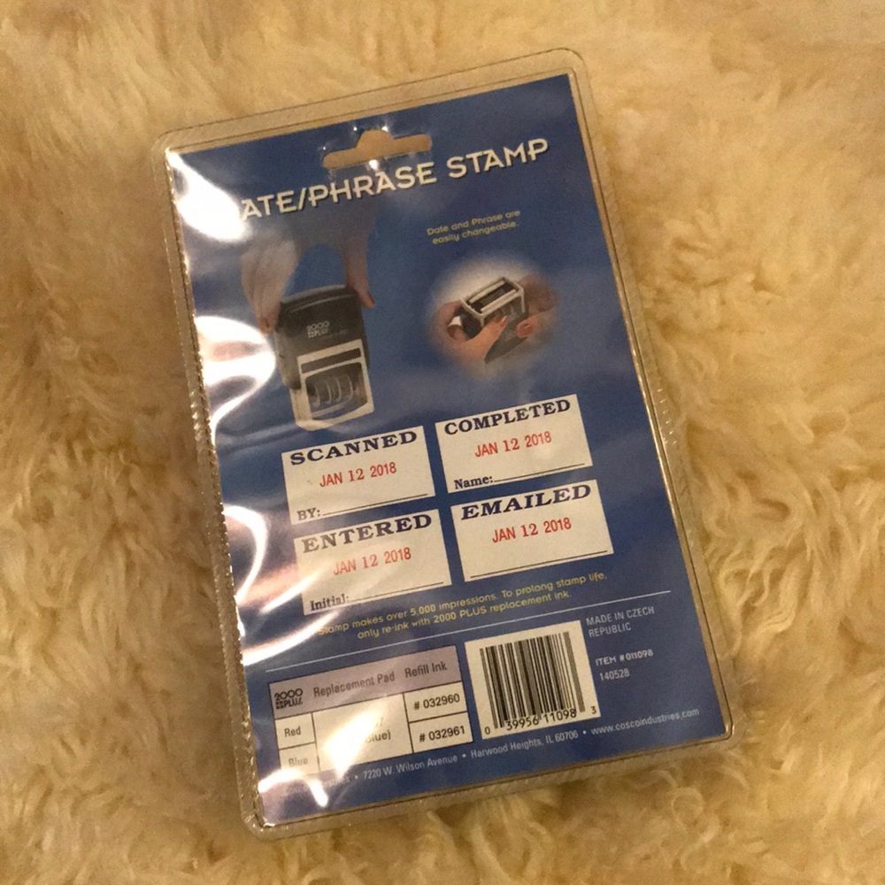 Cosco Date & Message Stamp - Picture 2 of 6